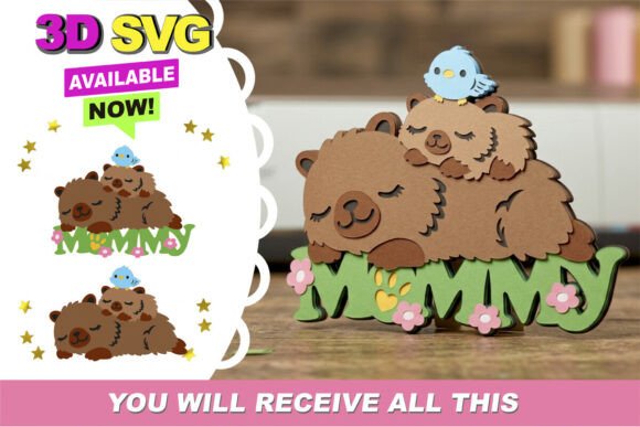 Bringing Depth to Digital Crafts: The Mommy Capybara 3D SVG Experience