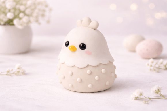 Bringing Soft Spring Charm: The Appeal of the Cute Easter Chick Figurine Kawaii Chick