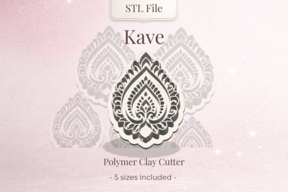 Clay Cutter STL – Floral Earring - Kave: A Practical Guide for Makers