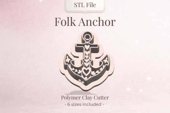 Clay Cutter STL – Folk Anchor Design: A Practical Evaluation for Polymer Clay Artists