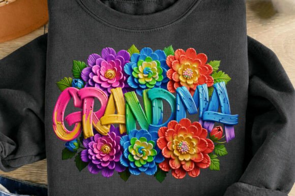 Colorful Floral Grandma Mother's Day PNG: A Strategic Asset for Creators and Entrepreneurs