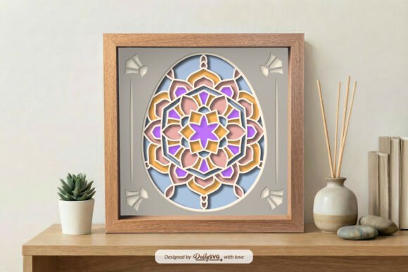 Easter Egg Mandala Shadow Box SVG: A Practical Guide to Layered Seasonal Decor