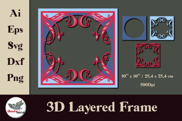 Elevating Digital Craftsmanship: The Rise of the Floral 3D Layered Frame SVG