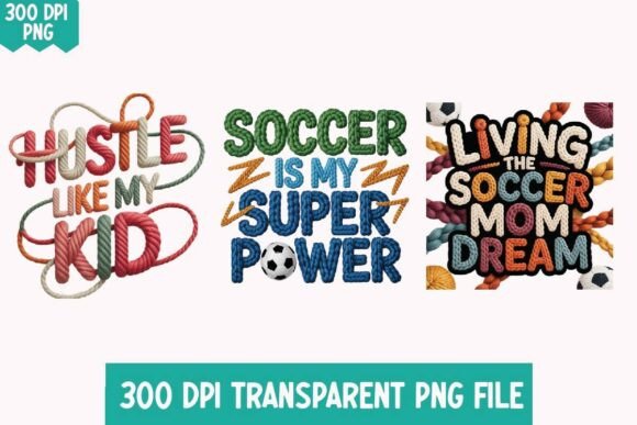 Faux Yarn Soccer PNG Design Bundle: A Strategic Asset for Digital Creators