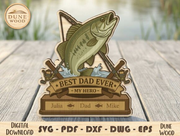 Fishing Dad Trophy Layered SVG: A Strategic Approach to Custom Gifting and Craft Production