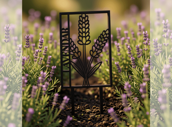 Mark Your Plants in Style: The Elegance of the Lavendar Garden Stake