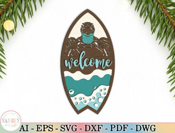 Sea Turtle Surfboard Welcome Sign SVG: A Practical Evaluation