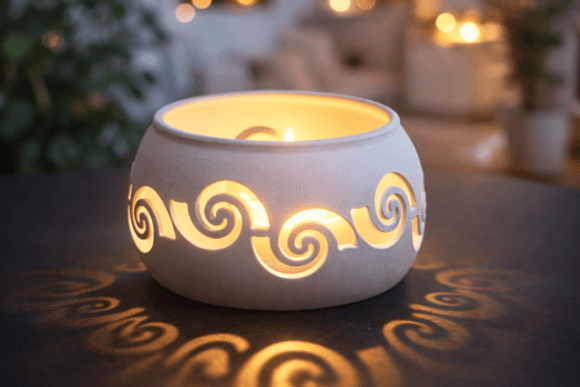 Spiral Pattern Candle Holder STL 3D Models for Easy 3D Print: A Guide to Light and Motion